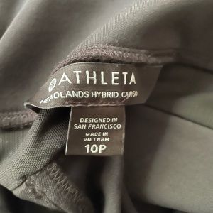 Athleta Hybrid Cargo Tight, 10 Petite. Like new!